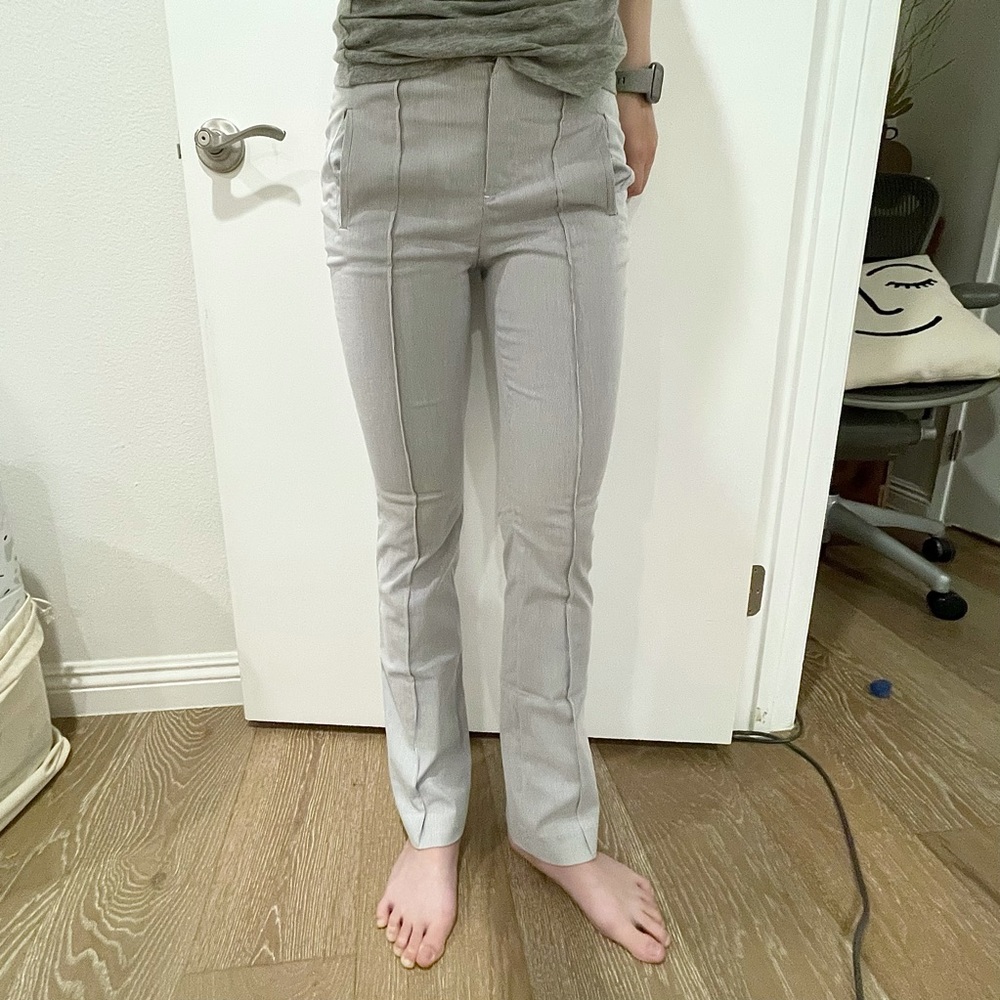 Calvin Klein blue white striped pants